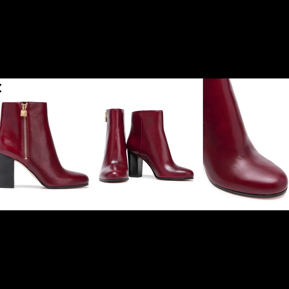Michael Kors Margaret leather ankle boots
